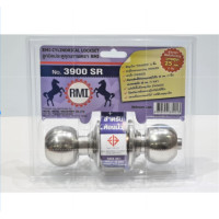 ราคา RMI ลูกบิดประตูห้องน้ำ RMI อาร์เอ็มไอ รุ่น 3900SR ทรงกลม มี มอก หัวลูกบิดสเตนเลส 2 ชั้น ไม่มีกุญแจ (9617200103)