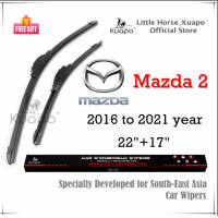 ราคา Kuapo ใบปัดน้ำฝน มาสด้า Mazda 2 ที่ปัดน้ำฝน กระจก ด้านหน้า ด้านหลั รถยนต์ มาสด้า2 (9615611483)