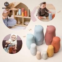ราคา Let S Make ตุ๊กตาแม่ลูกดกซิลิโคน4ชิ้น เซ็ตวัสดุปลอดภัยสำหรับเด็กตุ๊กตาแม่ลูกดกของขวัญเด็ก (10319373660)
