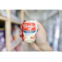 ราคา ผลิตภัณฑ์นมสำหรับปรุงอาหาร และเบเกอรี ทำขนม นมข้นจืด ไข่เจียว นมคาร์เนชัน ตรา คาร์เนชัน Carnation KHAMWAN BAKERY STORE (18490488958)