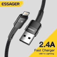 ราคา Essager 2 4A USB Cable for iPhone 13 Pro Max 12 XS XR Fast Charging Cable for iPhone 8 7 SE USB Charger Data Line (13354180313)