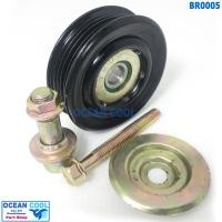 ราคา ลูกรอก พร้อมน็อต สำหรับตั้ง สายพาน 4ร่อง 4pk MIJ T415 1 BR0005 AC Idler Pulley and Belt Tensioner ลูกรอกสายพาน ลูกรอกสายพานแอร์ (14842901884)