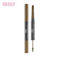 ราคา Mille ดินสอเขียนคิ้วพร้อมมาสคาร่าคิ้ว 2 in 1 Brow pencil Mascara Waterproof (14357729957)