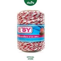 ราคา Esy เชือกเกลียวขาวแดง เชือกไปรษณีย์ ยาว 200 เมตร ความหนา 3 มม (16135145409)