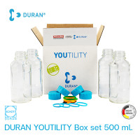 ราคา DURAN YOUTILITY ขวดแก้วเก็บน้ำผักผลไม้สกัดเย็น และ อื่น ๆ ดีที่สุด ของแท้ 100 Made in Germany ขวดแก้วคุณภาพสูงระดับห้องทดลอง มี 3 ขนาด 125 250 และ 500m (7836697903)