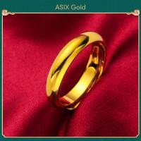 ราคา ASIX GOLD แหวนทองแท้ แหวนคู่รักแฟน แหวนผู้ชาย แหวนทองแท้ถูกๆ ไม่ดำ ไม่ลอก ทอง 24K ทองแท้ 999 (12257734733)