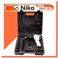 ราคา NIKO บล็อกลม 1 2 4หุน NIKO 101 ค้อนคู่ บล็อคลม บ๊อกลม บล็อก 4 หุน (714510911)