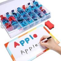 ราคา จัดส่งจากกรุงเทพ ตัวอักษรแม่เหล็ก 238 ชิ้นพร้อมกระดานแม่เหล็กตัวพิมพ์ใหญ่ตัวพิมพ์เล็กโฟมตัวอักษร ABC แม่เหล็กสำหรับเด็กการเรียนรู้การสะกดคำ (10332450652)