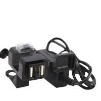 ราคา ชุดชาร์จไฟ USB สำหรับมอเตอร์ไซค์ กันน้ำ ดีไซน์สวย รุ่น 2 ช่อง USB งานดีติดตั้งง่าย สินค้าพร้อมส่งจากไทย มีรับประกัน (17151923185)