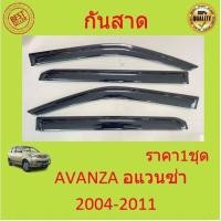 ราคา กันสาด AVANZA อแวนซ่า 2004 2011 ทรง MUGEN พร้อมกาว กันสาดประตู คิ้วกันสาดประตู คิ้วกันสาด (17063467365)
