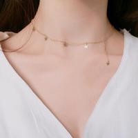 ราคา สร้อยคอแฟชั่น จี้รูปดาว สีทอง สําหรับผู้หญิง 14 03 7 (9170433492)