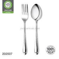 ราคา JAGUAR ช้อนส้อม สแตนเลส ตรา จากัวร์ หนา 2 0 mm ลายคอราซอน ช้อน ส้อม ช้อนส้อมทานข้าว Food Grade แพ็ค 12 คู่ (9587995884)