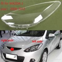 ราคา ฝาครอบไฟหน้าสำหรับ MAZDA 2 De ฝาปิดเลนส์ไฟหน้าซ้ายขวาสำหรับ MAZDA 2 M2 DEMIO 2009 2014เลนส์ไฟหน้าใส (10502626784)