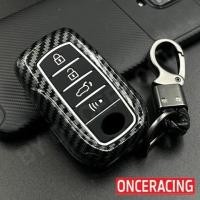 ราคา เคสกุญแจรถยนต์ ปลอกกุญแจ เคฟล่า TOYOTA FORTUNER 2020 2023 แบบ 4 ปุ่ม (19247555140)