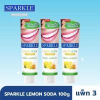 ราคา แพ็ก 3 SPARKLE ยาสีฟัน Double White สูตร Lemon Soda ขนาด 100 g SK0069X3 (18567617309)