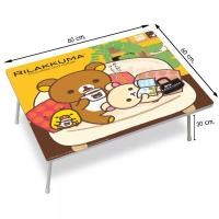 ราคา โต๊ะญี่ปุ่น 60x60 ซม ราคาส่ง ทักแชท ลิขสิทธิ์ลาย Rilakkuma L โต๊ะพับ โต๊ะเขียนหนังสือเด็ก โต๊ะเด็ก โต๊ะนั่งพื้น สตูล (804098867)