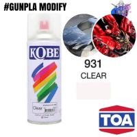 ราคา KOBE สีสเปรย์กระป๋อง ชนิดเคลียร์เงา Clear 931 จาก TOA 400 cc (11016218807)