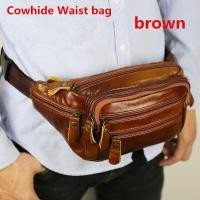 ราคา 100 หนังแท้กระเป๋าคาดเอวนอกกีฬากระเป๋าคาดเอวผู้หญิงและกระเป๋าสะพายผู้ชาย (1914400446)