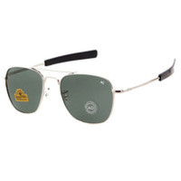 ราคา OYKI แฟชั่นการบินสไตล์UV400เฉดสีกับกรณีผู้ชายAOนักบินแว่นกันแดดยี่ห้อออกแบบออปติคอลป้องกันแสงสะท้อนแว่นตาอาทิตย์สำหรับชาย (16391710380)