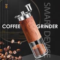 ราคา Portable Wood Grain Hand Crank Coffee Grinder Coffee Bean Grinders Ceramic Grinding Core Removable Coffee Machine Kitchen Tools (16966476246)