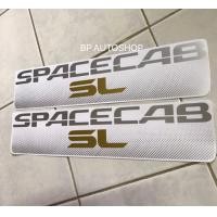 ราคา สติ๊กเกอร์ SPACECAB SL ติดกระจกแคปรถ ISUZU ปี90 (3764218489)