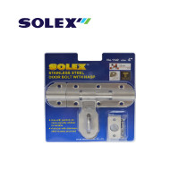 ราคา SOLEX กลอนขวางแสตนเลส NO 1142 ขนาด 4 นิ้ว (17228068704)