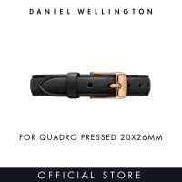 ราคา For Quadro Pressed 20x26mm Daniel Wellington Pressed Strap 10mm Leather leather watch band For women and men DW official (8302800320)