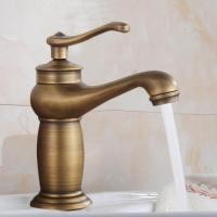 ราคา ห้องน้ำก๊อกน้ำโบราณSolidซิงค์น้ำทองเหลืองทองเหลืองก๊อกน้ำเดี่ยวBath Water Taps (5873524915)