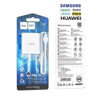 ราคา Hoco ของแท้ C97 ชุดปลั๊กชาร์จด่วน พร้อมสายPD 2พอร์ต 20W Quick Charge 3 0 PD 3 0 Adapter อะแดปเตอร์ ปลั๊กชาร์จ iphone 14 iphone 13 samsung ultra s22 poco (15001155522)