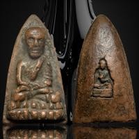 ราคา พระหลวงปู่ทวดพิมพ์ใหญ่A หลังสมเด็จโต เนื้อดิน ฝังกริ่งเขย่าดัง G6 (17735577732)