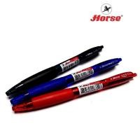 ราคา HORSE ตราม้า ปากกาลูกลื่น Ball Point PEN ตราม้า รุ่น H 518 0 7 mm บรรจุ 12 ด้าม กล่อง จำนวน 1กล่อง (8825239963)