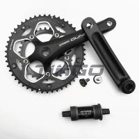 ราคา Prowheel จานหน้าจักรยานเสือหมอบ2X7 8จานหน้าความเร็ว50 34T ทรงสี่เหลี่ยมน้ำหนักเบาจานหน้า170มม ตัวยึดด้านล่าง68X113มม (13552365882)