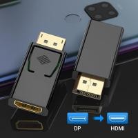ราคา หัวแปลง DisplayPort to HDMI 1080P แปลงสัญญาณ จาก DP Male to HDMI Female Converter สำหรับ PC Laptop Monitor Projector DP to HDMI หัวแปลง (16726227202)