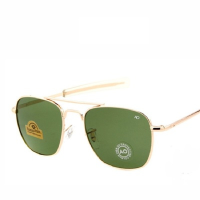 ราคา OYKI แฟชั่นการบินสไตล์UV400เฉดสีกับกรณีผู้ชายAOนักบินแว่นกันแดดยี่ห้อออกแบบออปติคอลป้องกันแสงสะท้อนแว่นตาอาทิตย์สำหรับชาย (16167876838)