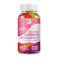 ราคา BEWORTHS Collagen Enzyme Gummies Hydrolyzed Collagen Type I III for Hair Skin Nails Joints Health for Women Men (17593096352)