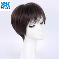 ราคา TSE วิกผมสั้นสำหรับผู้หญิงวิกแฟชั่นยาวปานกลางสั้น Curly Bob 3136 (8550366528)