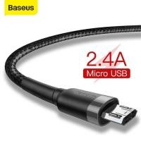 ราคา Baseus สาย Micro USB ชาร์จเร็ว2 4Aสายชาร์จไมโคร USB สำหรับ Samsung J7 Redmi Note 5 Pro สำหรับโทรศัพท์มือถือ Android (410637571)