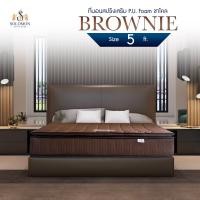ราคา Solomon mattress ที่นอน รุ่น BROWNIE ที่นอนสปริง เสริมท็อปพียูโฟมผสานชาโคล หนา 10 นิ้ว (16309163992)