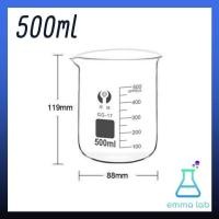 ราคา บีกเกอร์ บีกเกอร์แก้ว Glass Beaker Borosilicate Glass 5ml 10ml 25ml 50ml 100ml 250ml 400ml 500ml 600ml and 1000ml อุปกรณ์ห้องทดลอง (18994503529)