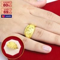 ราคา แหวนไม่ลอก แหวนหุ้มทอง ไม่ลอก ไม่ดำ แหวน 1บาท แหวนตัดลายยิงทราย แหวนทองปลอม ทองเหมือนแท้ แหวนทอง ทองโคลนนิ่ง (620062898)