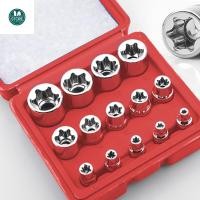 ราคา 14 e type automotive repair socket wrench sets flower shaped manual repair set (19361404718)