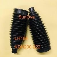 ราคา ยางกันฝุ่นแร็คTOYOTA LH184 รถตู้ Commuter KDH200 222 POWER 1คู่ ซ้าย ขวา มีสายรัดให้ 4 ตัว (12653185996)