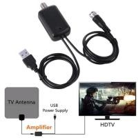 ราคา อุปกรณ์ขยายสัญญาณเสาอากาศดิจิตอลทีวี HDTV Antenna Amplifier Signal Booster High Gain Low Noise for TV HDTV Antenna with USB Power Supply ไม่รวมเสาอากาศทีวี (781752630)