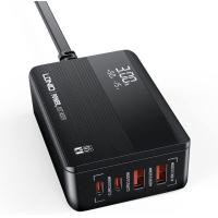ราคา LDNIO 65W ชาร์จเร็ว เครื่องชาร์จ Super fast Charger หัวชาร์จเร็วกำลังไฟ 65W หน้าจอแสดงผล QC4 PD QC3 0 ตัวเดียวจบ 2USB C 2USB A LDNIO A4808Q สายยาว150cm (16983014886)