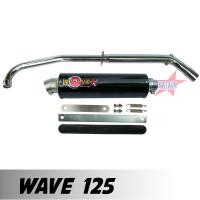 ราคา ท่อสูตร WAVE 125 ท่อสูตรเวฟ ท่อแต่ง เวฟ ท่อ โมวิค MOVIC X ทรง ENDURANCE มี มอก คอท่อชุบโครเมี่ยมอย่างดี ปลาย แค้มรัดท่อพร้อมอุปกรณ์ติดตั้งครบชุด (1259546917)