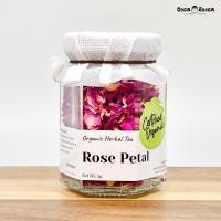 ราคา ชากุหลาบ ออร์แกนิก Organic Rose Petal Tea ชาดอกไม้ Ooga Booga Farm บรรจุขวดแก้วขนาด 100 ml น้ำหนักกลีบกุหลาบล้วน 5 g (15943858315)