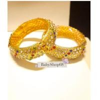 ราคา กำไลชุดไทยเด็ก กำไลข้อมือเด็ก ราคาเป็นคู่120 สินค้าพร้อมจัดส่ง (11816454216)