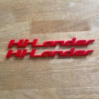 ราคา โลโก้ Hi Lander 20012 2019 ตัวหนังสือข้างประตู จำนวน 2 ชิ้น (8428753892)