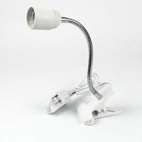 ราคา ขาหนีบขั้วหลอดไฟ ขาหนีบหลอดไฟ ขั้วหลอดไฟ E27 M520 สีขาวพร้อมขาหนีบ รุ่น M520 LightBlub 05f Song (480080918)