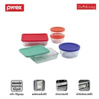 ราคา Pyrex ชุดชามแก้วถนอมอาหารพร้อมฝา 10 ชิ้น รุ่น P 00 1091198 สีเขียว ส้ม น้ำเงิน แดง (10847112637)